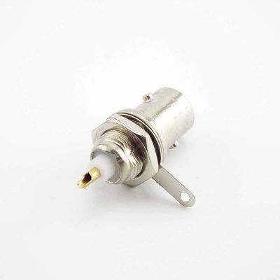 ；【‘； BNC Female Socket Solder Connector Chassis Panel Mount Coaxial Cable For Welding Machine Parts Monitor Accessories