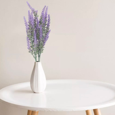 O•urHome [พร้อมส่ง] ลาเวนเดอร์ประดิษฐ์ Artificial lavender 25 หัวลาเวนเดอร์งานแต่งงานตกแต่งดอกไม้ปลอมปลอมลาเวนเดอร์ตกแต่งห้อง