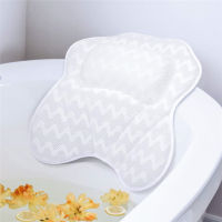 Neck Comfort Bathtub Pillow Suction Cup Air Mesh Head Neck Back Shoulder Support Shower 3D Ventilation SPA Bathtub Pillow