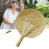 Decoration Hand Fan Straw Hand Woven Wedding Souvenirs Handheld Mini Home Bamboo Dance Portable Japoneses Gifts