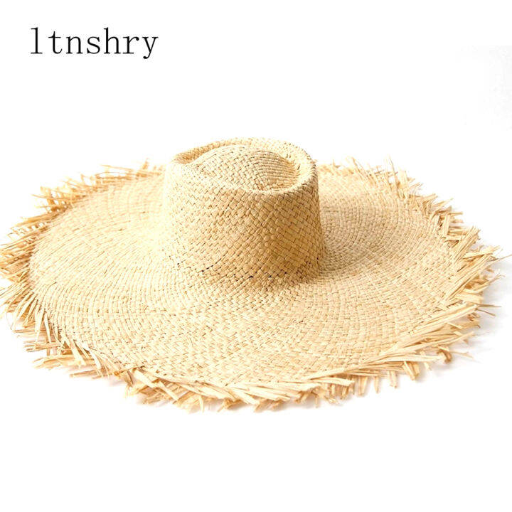 women-summer-sun-hat-with-large-brim-ladies-raffia-straw-hat-fringe-big-beach-hats-for-holiday-sombrero-hombre-verano-foldable