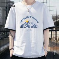 Intirage เสื้อยืดแขนสั้นผู้ชายฤดูร้อน,เสื้อคอกลมเสื้อยืดแบบหลวม [S-2XL]