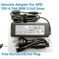 2023ใหม่เอี่ยมของแท้อะแดปเตอร์สลับ AC DC APD 19V 4.74A 90W DA-90J19 5.5X2.5Mm สำหรับชาร์จแหล่งจ่ายไฟแล็ปท็อปมอนิเตอร์