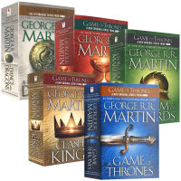 Song of ice and fire series 5 English original novels a song of ice and fire power of the game kings dispute George Martin HBO American drama original English original books English books