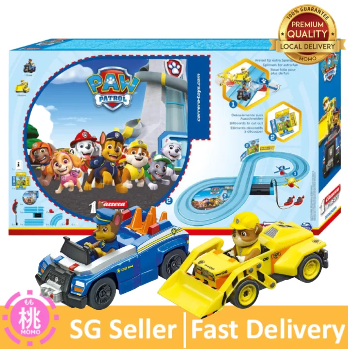 Carrera First Paw Patrol - Slot Car Race Track - Includes 2 Cars: Chase and  Rubble - Battery-Powered Beginner Racing Set for Kids Ages 3 Years and Up |  Lazada Singapore