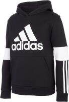 adidas Boys Color-Block 3-Stripes Hooded Pullover (Toddler/Little Kids)