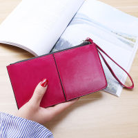 Women Wallet Long Fashion Zipper Clutch Hand Bag 2021 New Mobile Phone Bag Card Holder Coin Purse Thin Wallet