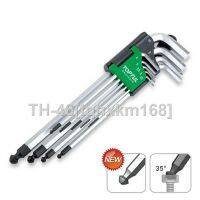 ►❡๑ TOPTUL 9pcs Extra Long Type Ball Point Hex Key Wrench Set (GAAL0926)