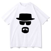 TV Series Breaking Bad Heisenberg Printed T-shirts Short Sleeve Men Hip Hop Streetwear Man Vintage Tshirt Top Male T Shirt XS-4XL-5XL-6XL