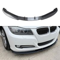 3Pcs Car Front Bumper Splitter Lip Diffuser Spoiler Cover Guard for BMW 3-Series E90 E91 LCI 320I 330I 2009-2012