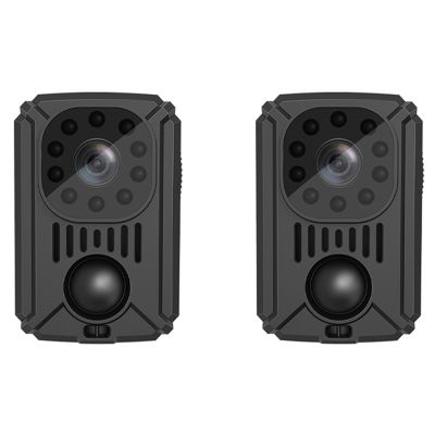 2X 1080P MD31 Portable Body Camera Mini Camera Pocket Cam Night Vision Small Sport Camera for Cars PIR Video Recorder DV