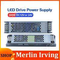 Merlin Irving Shop 300W DC12V/24V Ultra Thin LED Power Supply Lighting Transformers Adapter Switch 300W AC100-265V For LED Strips