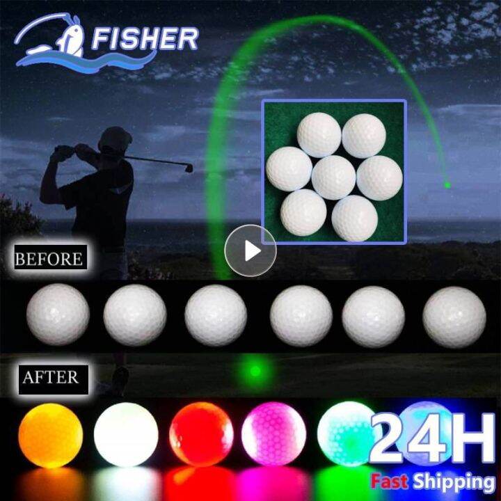 Led Luminous Golf Ball Light Up Flourescent Golf Balls Long Lasting