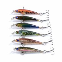 Small Minnow Painted ABS Hard Bait Fishing Artificial Bait 5Cm/2.2g River Stream Bass Luya Lure 2021 Winter Diving Swim Lure 10#Lures Baits