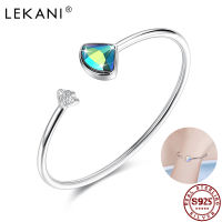 Exquisite Luxury Bracelets For Women 925 Sterling Silver Austria Crystal Adjustable Cuff Bangle Female Fine Jewelry Party Gifts