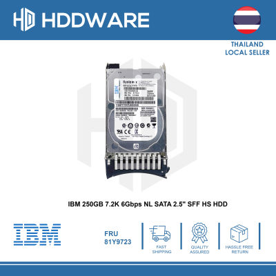 IBM 250GB 7.2K 6Gbps NL SATA 2.5" SFF HS HDD // 81Y9722 // 81Y9723 // 81Y3850
