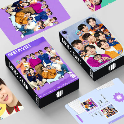 LOMO CARD BTS:Proof [Yet To Come]  Dalmajung 2022 บีทีเอส โลโม่การ์ดแบบ 2 ด้าน โค้งมน ไร้ขอบ 30 ชิ้น/กล่อง ขนาด 8.7×5.7 ซม. KPOP