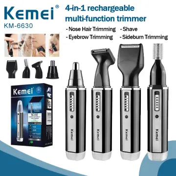 Buy Kemei Nose And Eyebrow Hair Trimmer online | Lazada.com.ph