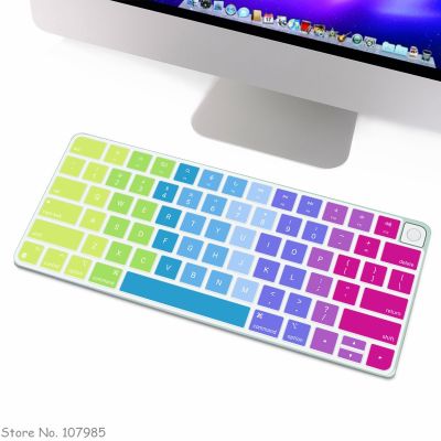 For Apple iMac 24 Inch 2021 Newest Magic Keyboard with Touch ID A2449 A2450 M1 Chip 2021 Keyboard Skin Protector Dust Cover Keyboard Accessories