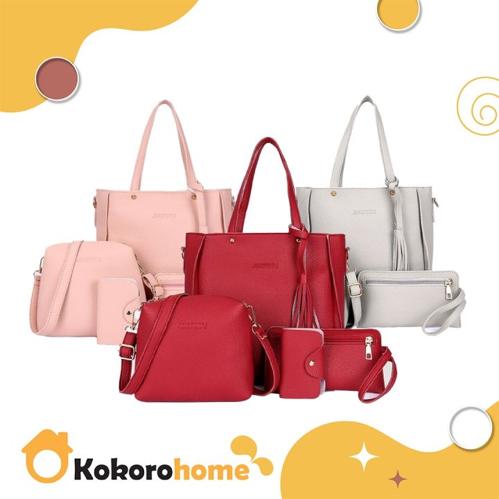 Lazada 4 in deals 1 korean bag