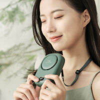 Gezhou ชาร์จ USB แบบพกพาแขวนคอพัดลมฤดูร้อน Air Cooled สบาย Self Heating Air Blalade Silent Tie พัดลม Outdoor