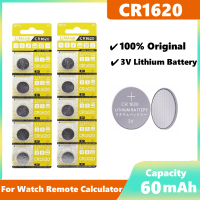 แบตเตอรี่ CR1620 CR 1620 3V แบตเตอรี่ปุ่ม DL1620 BR1620ลิเธียมเหรียญ CellsFor นาฬิการถรีโมทคอนลเครื่องคิดเลขเครื่องชั่งน้ำหนักเครื่องโกนหนวด