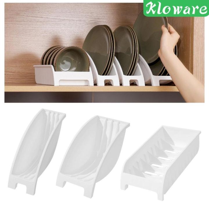 Plate Rack Cradle Storage Dinner Plate Holder for Cupboard Home Drawers