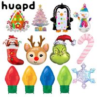 Merry Christmas 2022 Balloons Navidad Natal Noel Decoration New Years Party Home Helium Foil Balloons Party Supplies