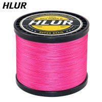 HLUR Braided เอ็นตกปลา4 Strands 1000M Multifilament ปลาคาร์พ Super สายไฟแข็งแรงทะเลน้ำเค็ม12-83lb