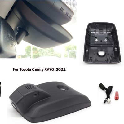 กล้องติดรถยนต์ UHD กล้องจิ๋ว Wifi กล้องติดรถยนต์สำหรับ Toyota Camry 2018 ~ 2021 2022 2023ปลั๊กแอนด์เพลย์กล้องติดรถยนต์ CCD HD