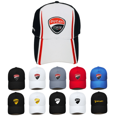 Embroidery Baseball Cap for Ducati Logo Cute Hat Men Hip-hop Outdoor Sport Lettters Uni Cotton Alternative Clothing Wholesale