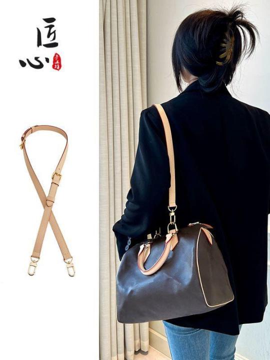 Jingqian LV Speedy25 Pillow Bag 30 Modified Adjustable Canvas Shoulder  Strap Bag Messenger Bag with Accessories - AliExpress