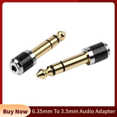 3.5 to 6.35 Adapter Audio Converters 1/4 1/8 Male Female Connectors 6.5mm to 3.5mm Jack Headphone Consumer Electronics