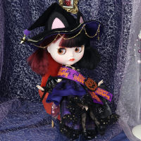 Outfits For Blyth Doll Pumpkin Bat Magic Suit Halloween Cosplay Clothes For 16 BJD Azone ICY DBS