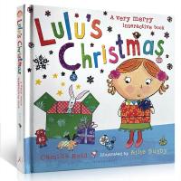 The ภาษาอังกฤษรุ่นแรกของ Lulu S Christmas Lulu S Touch พลิกผ่านหนังสือ