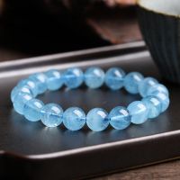 Natural Aquamarines Bracelets for Women Single Circle Crystal Bracelet Jewelry Romantic Casual Crystal Yoga Bracelet Drop Ship