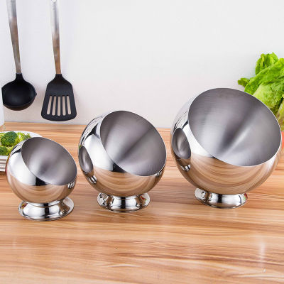 Stainless Steel Serving Bowls With Lid Sugar Salt Container Storage Bottle Kitchen Storage Jars Seasoning Candy Soy Sauce dish