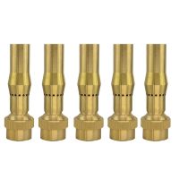 3/4 Inch Brass Foam Jet Fountain Nozzles Garden Landscape Fountain Adjustable Multi-Spray Nozzle Garden Pond Decoration Fountain Equipment