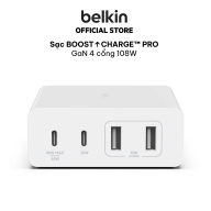 Sạc BOOST CHARGETM PRO Belkin 108WGaN - 2 USB C và 2 USB A thumbnail