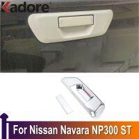 For Nissan Navara NP300 ST 2014 2015 2016 2017 2018 2019 Tail Trunk Door Handle Bowl Cover Trim Car Accessories Chrome