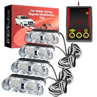 【LZ】▥☂○  LED Strobe Warning Police Light Bombeiros Ambulância Flasher de emergência Fso Acessórios para carro automóveis caminhão piscando 12V 4x2