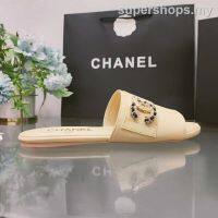 [EUR SIZE] CHNEL 2023 New Style Ladies Slippers Replica 1: 1 Full Set Packaging HDH3