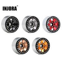 INJORA โลหะ6ซี่1.9 Beadlock ดุมล้อริมสำหรับ110 RC ตีนตะขาบ Axial SCX10 90046 Capra AXI03007 TRX4 R Edcat Gen8 VS4-10