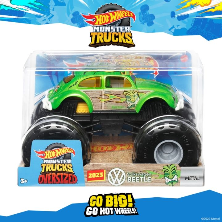 Hot Wheels Monster Trucks Oversized Volkswagen Bettle green 1:24