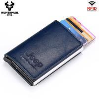 2020 New Rfid Card Money Clip Wallet Leather Men Slim Thin Money Bag Wallet Male Women Pocket Cash Holder Money Case Wholesale