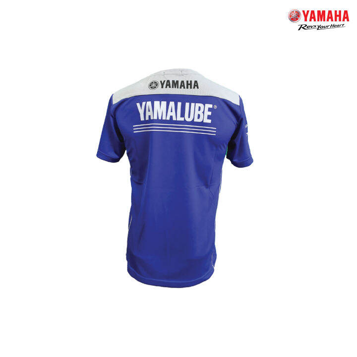 yamaha-t-shirt-motor-sport-2021-เสื้อยืดคอกลม-สีน้ำเงิน-เทา