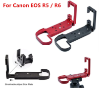 ใหม่ Quick Release L ผู้ถือแผ่น Hand Grip ขาตั้งกล้องสำหรับ Canon EOS R RP R5 R6กล้องสำหรับ Benro Arca Swiss ขาตั้งกล้อง