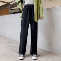 Wide Leg Pants for Women Korean Casual Suit Trousers