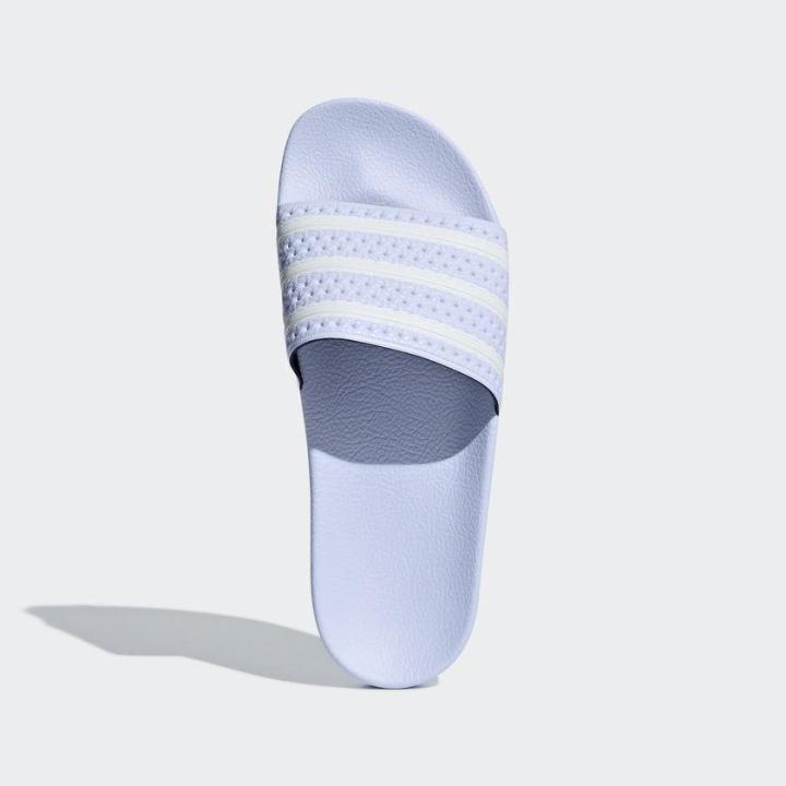 รองเท้าแตะ-adidas-adilette-slides-สีฟ้าแถบขาว