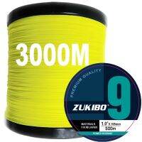 hot！【DT】 ZUKIBO 3000M 9/12 Strands Saltwater PE Braid Fishing Multifilament Wire for CarpFishing Pesca mar